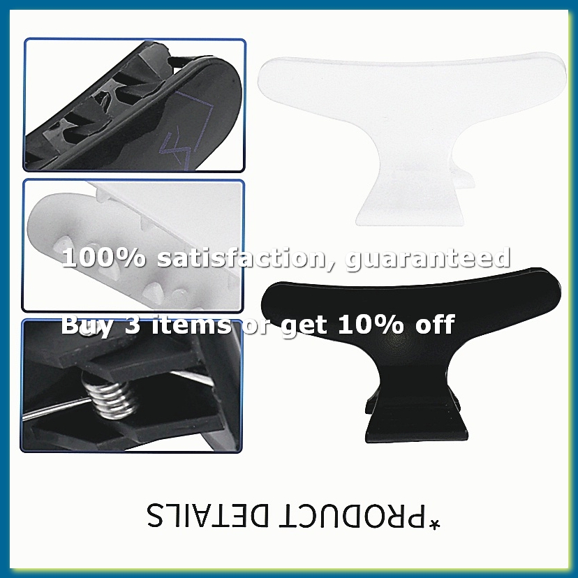 4PCS Black White Hairdressers  - Hair Clips ulasan dan harga
