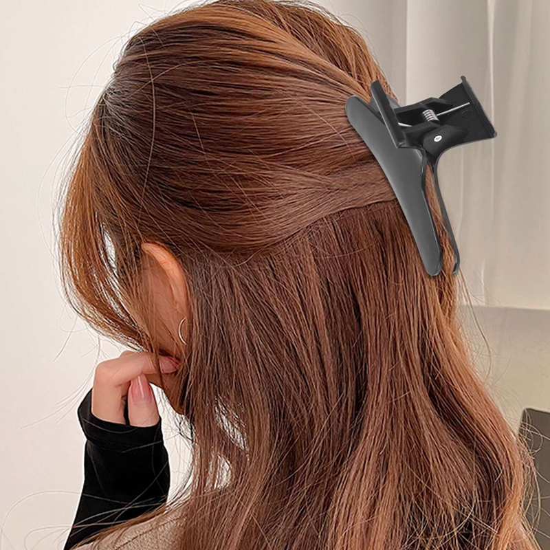 4PCS Black White Hairdressers  - Hair Clips ulasan dan harga