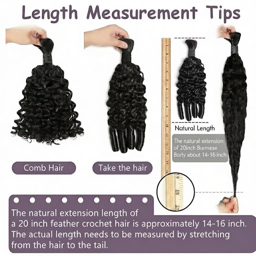 Human Braiding Hair For Boho B - Water Wave Bulk Human Hair For Braiding ulasan dan harga