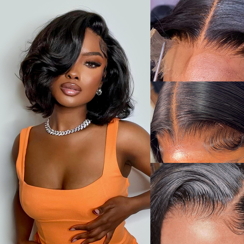 250% Density Human Hair Body W - Glueless Wear And Go Human Hair Wig ulasan dan harga