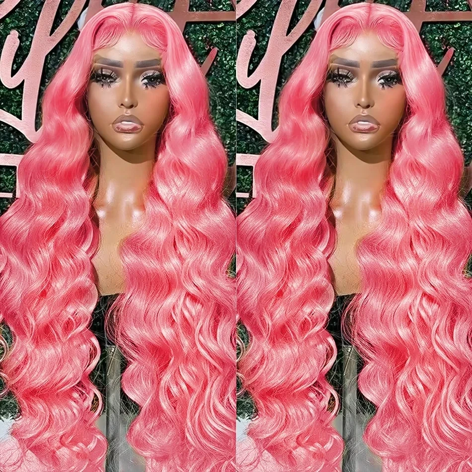 13x4 Body Wave Light Pink Lace - Lace Front Wigs ulasan dan harga