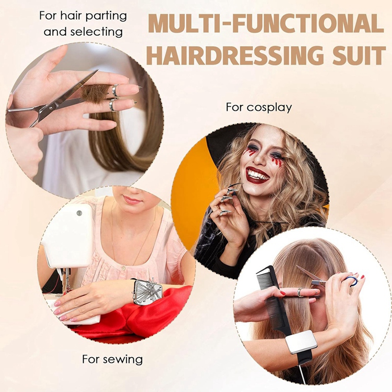 8 PCS Parting Ring Hair Select - Hair Clips ulasan dan harga