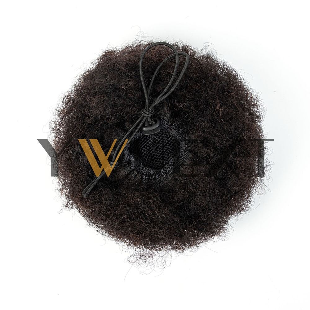 Afro Puff Ponytail 4-6 Inch Hu - Drawstring Afro Curly Puff Ponytail ulasan dan harga