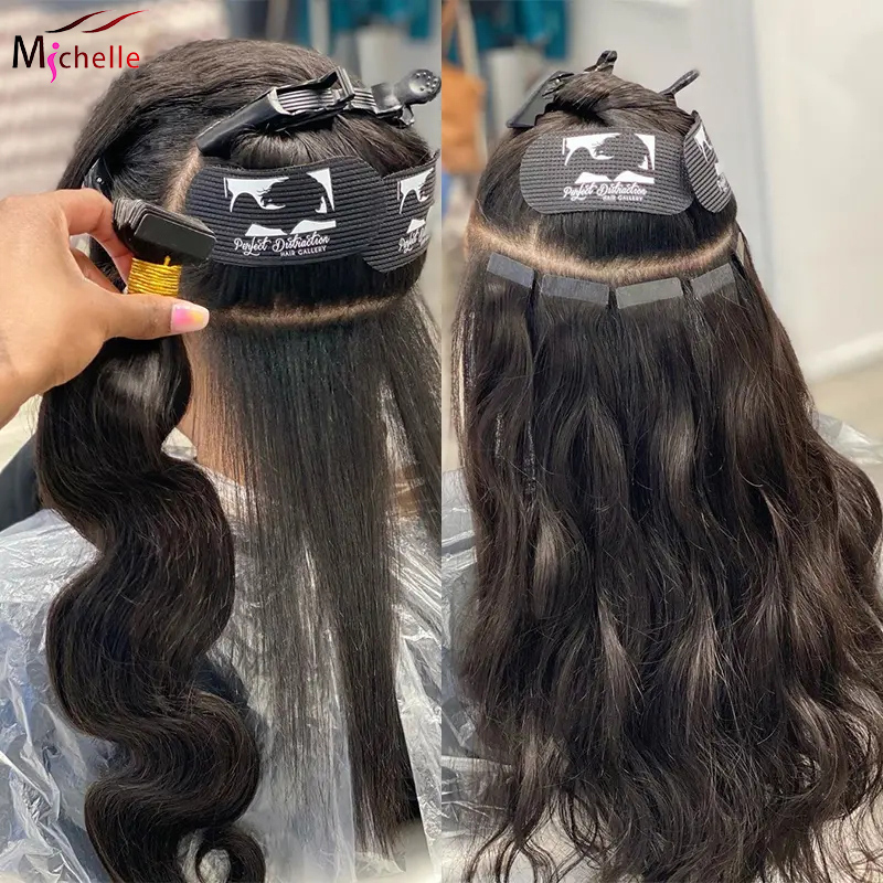 Tape In Human Hair Extensions  - Invisible Tape In Extensions Real Hair ulasan dan harga