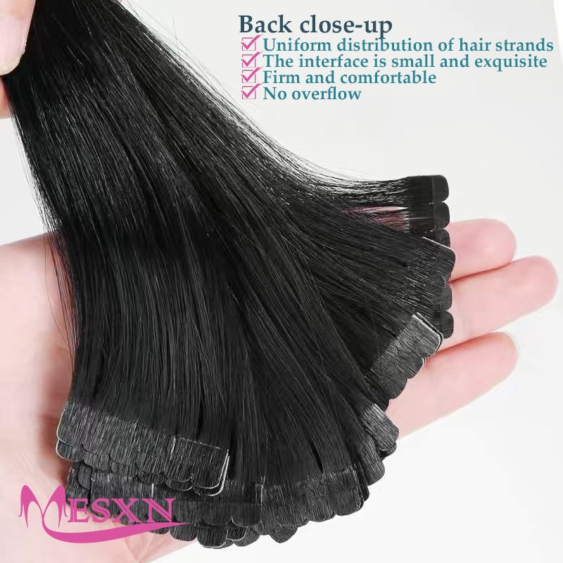 Mini Straight Tape In Human Ha - Invisible Tape In Extensions Real Hair ulasan dan harga