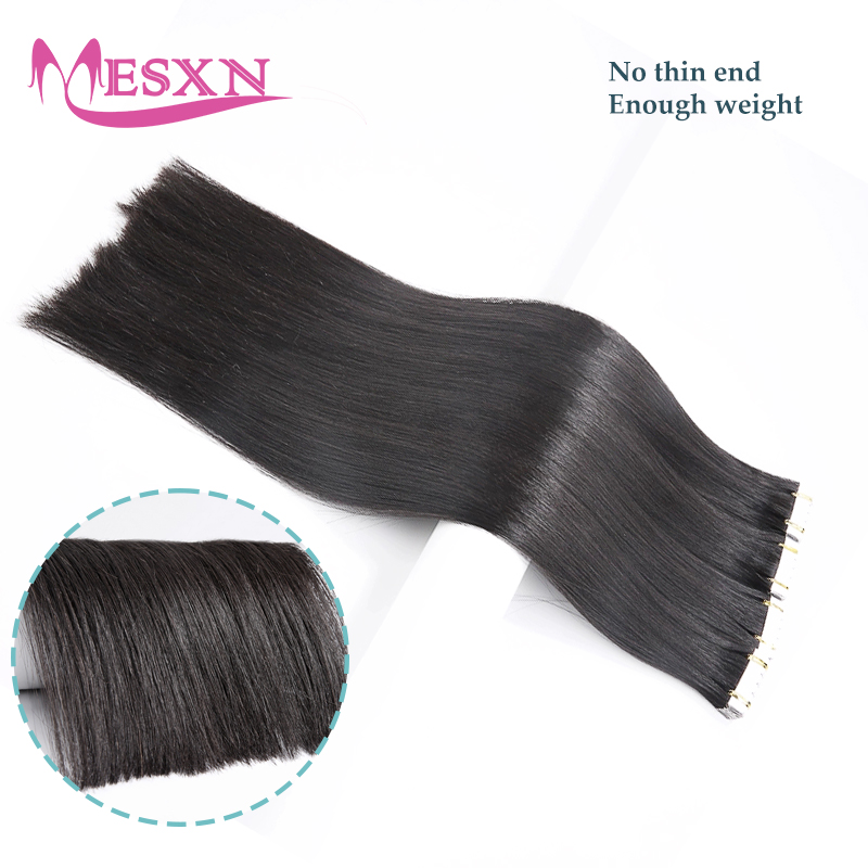 Mini Straight Tape In Human Ha - Invisible Tape In Extensions Real Hair ulasan dan harga