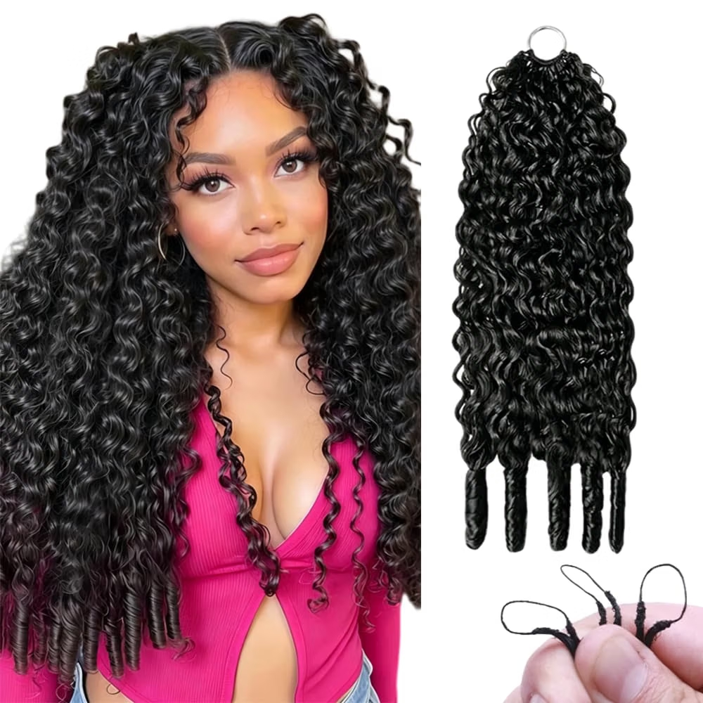 Burmese Curly Miracle Knots Cr - Hair Bundles ulasan dan harga