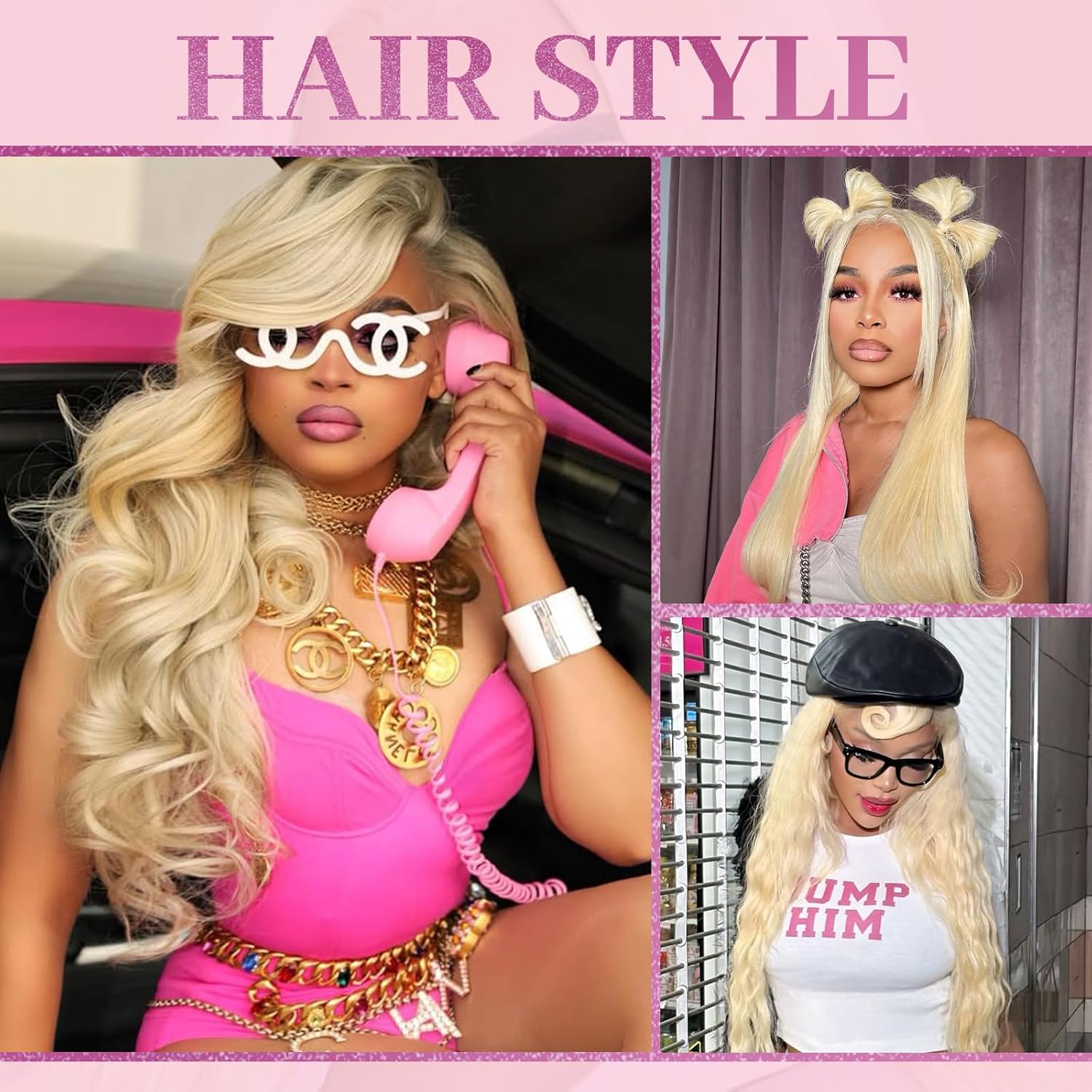 613 Blonde Lace Front Wig Huma - 613 Blonde Body Wave Lace Front Wig ulasan dan harga